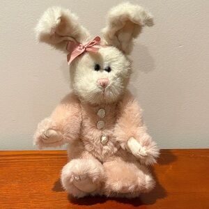 Boyd’s Bears Pink Plush Bunny with Bow